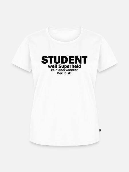 student - Frauen Premium Bio T-Shirt - Weiß