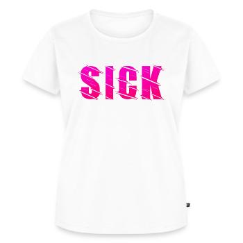 Sick design - Women's Premium Organic T-shirt - white - Front - AI Model Female 172 dark (172cm)