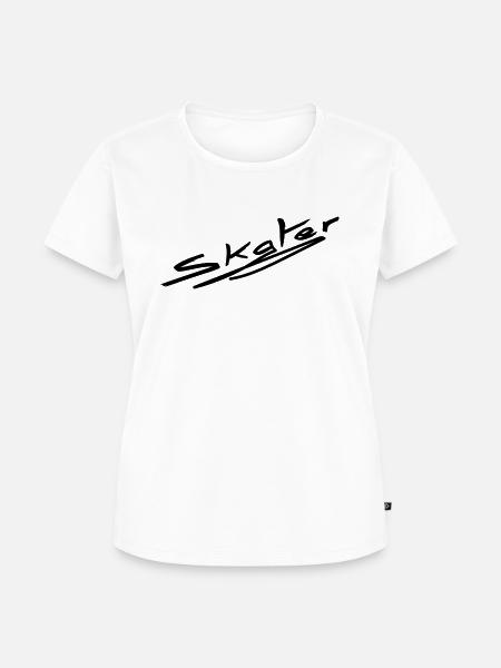 skater - sk8 - Frauen Premium Bio T-Shirt - Weiß