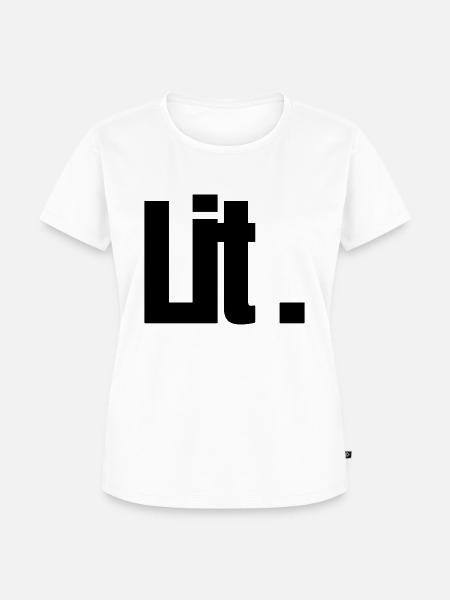 Lit. - Frauen Premium Bio T-Shirt - Weiß