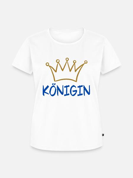 KÖNIGIN 2 - Frauen Premium Bio T-Shirt - Weiß