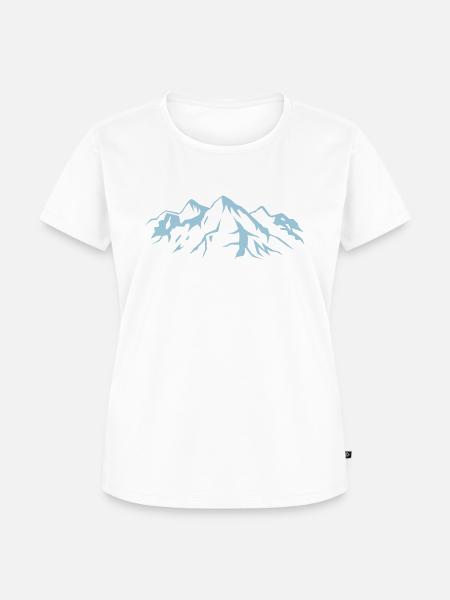 Berge - Frauen Premium Bio T-Shirt - Weiß