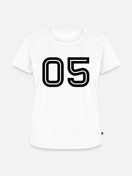 05 Inline - Frauen Premium Bio T-Shirt - Weiß