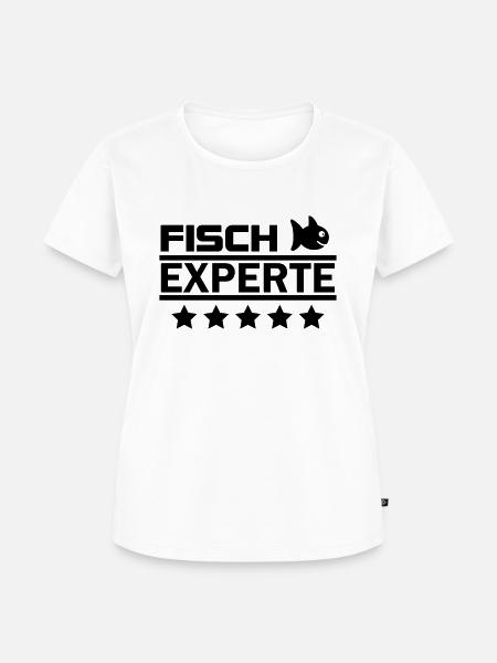 fisch experte - Frauen Premium Bio T-Shirt - Weiß