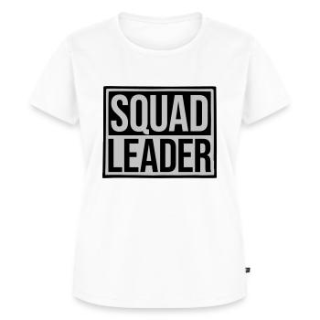 Shield Squad Leader Design - Women's Premium Organic T-shirt - white - Front - AI Model Female 172 dark (172cm)