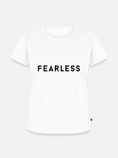fearless - Frauen Premium Bio T-Shirt - Weiß