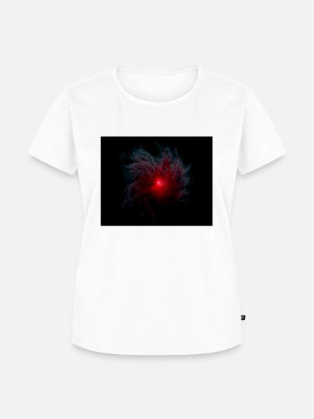 Interstellare Galaxie 3D - Frauen Premium Bio T-Shirt - Weiß