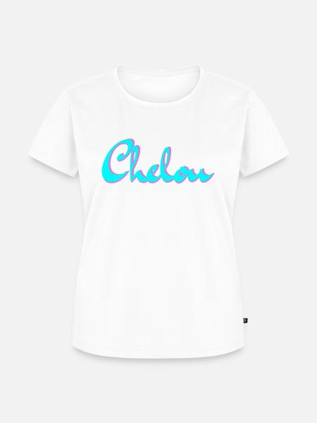 Chelou 3 - Frauen Premium Bio T-Shirt - Weiß