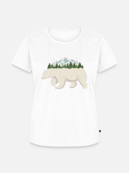 Polar Bear - Frauen Premium Bio T-Shirt - Weiß