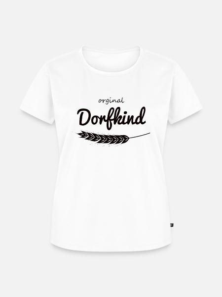 Orginal Dorfkind - Frauen Premium Bio T-Shirt - Weiß