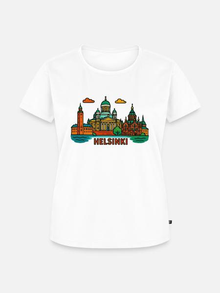 helsinki - Frauen Premium Bio T-Shirt - Weiß