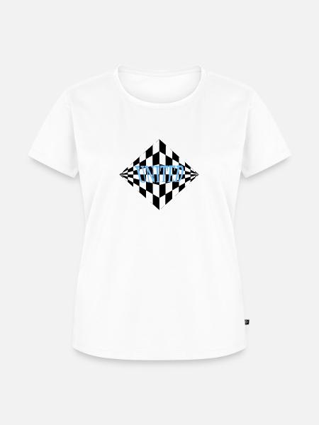 United Schachmuster - Frauen Premium Bio T-Shirt - Weiß