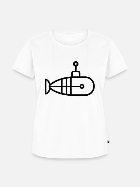 U-Boot-Boot - Frauen Premium Bio T-Shirt - Weiß