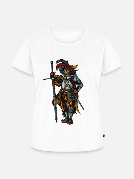 Landsknecht - Frauen Premium Bio T-Shirt - Weiß