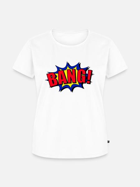 Bang Comicstyle - Frauen Premium Bio T-Shirt - Weiß