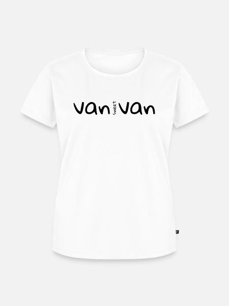 van sweet van - Frauen Premium Bio T-Shirt - Weiß