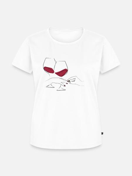 Verlobung - Frauen Premium Bio T-Shirt - Weiß