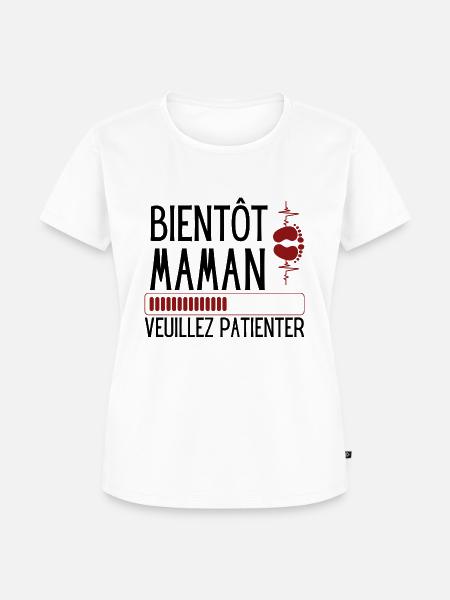 BALD MAMA - Frauen Premium Bio T-Shirt - Weiß