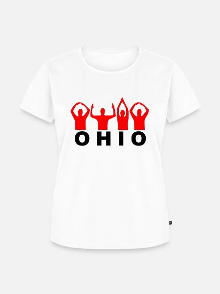 ohio - Frauen Premium Bio T-Shirt - Weiß