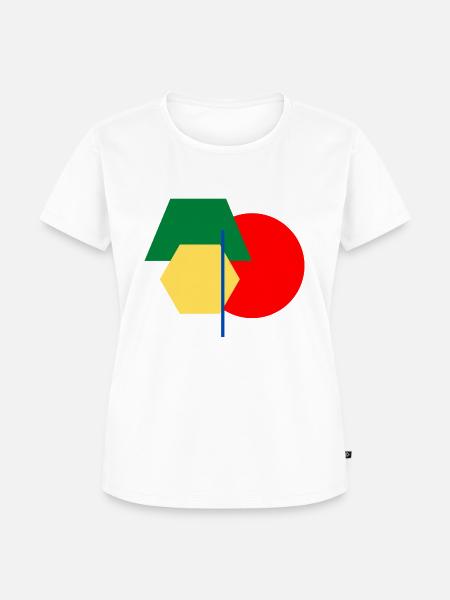 Klassische Formen - Frauen Premium Bio T-Shirt - Weiß