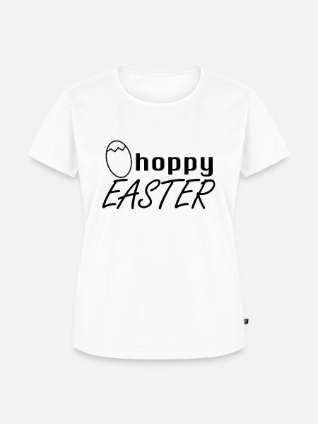 Hoppy Easter - Frauen Premium Bio T-Shirt - Weiß