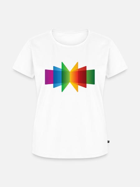 Abbildung abstrakt Leuchtend - Frauen Premium Bio T-Shirt - Weiß
