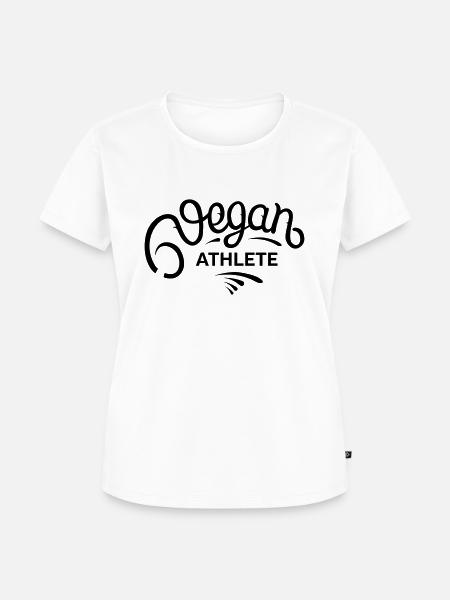 Vegan Athlete - Frauen Premium Bio T-Shirt - Weiß