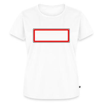 panneaux ville - T-shirt Premium bio Femme - blanc - Devant - AI Model Female 172 dark (172cm)