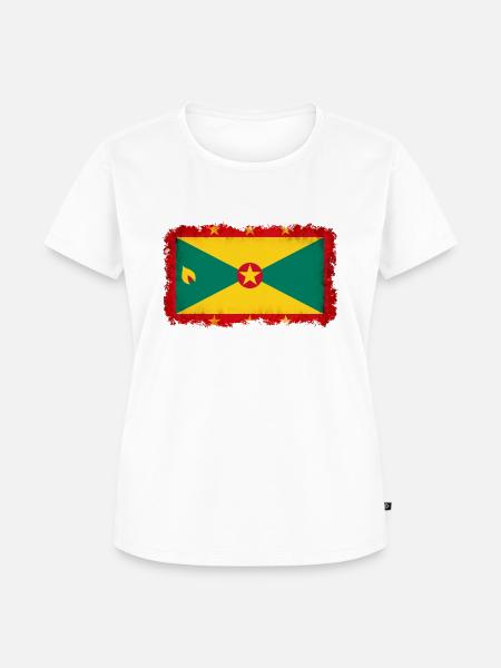 Grenada - Frauen Premium Bio T-Shirt - Weiß