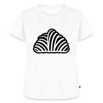crescent - Women's Premium Organic T-shirt - white - Front - AI Model Female 172 dark (172cm)