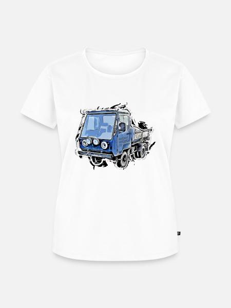 Multicar - Frauen Premium Bio T-Shirt - Weiß