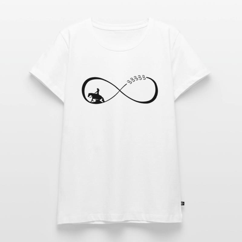 Infinity loop, endless loop, sliding Women's Premium Organic T-shirt
