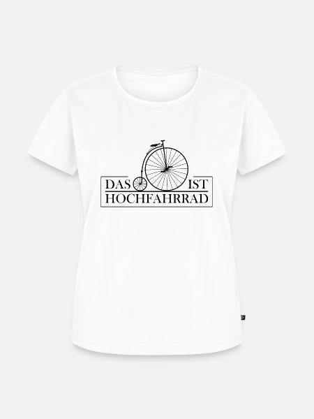 Fahrrad - Frauen Premium Bio T-Shirt - Weiß