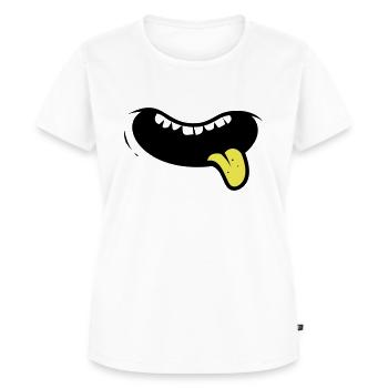 Mouth - Women's Premium Organic T-shirt - white - Front - AI Model Female 172 dark (172cm)