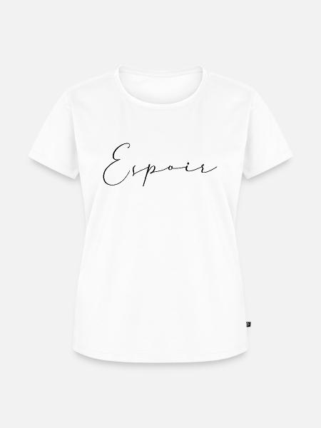 Hoffnung - Frauen Premium Bio T-Shirt - Weiß