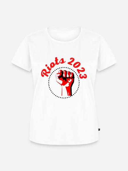 Riots 2023 - Frauen Premium Bio T-Shirt - Weiß