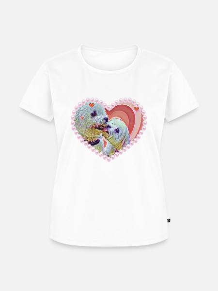 Joy in love - Frauen Premium Bio T-Shirt - Weiß