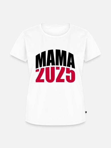 Mama 2025 - Frauen Premium Bio T-Shirt - Weiß