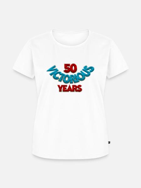 50 Victorious Years - Frauen Premium Bio T-Shirt - Weiß