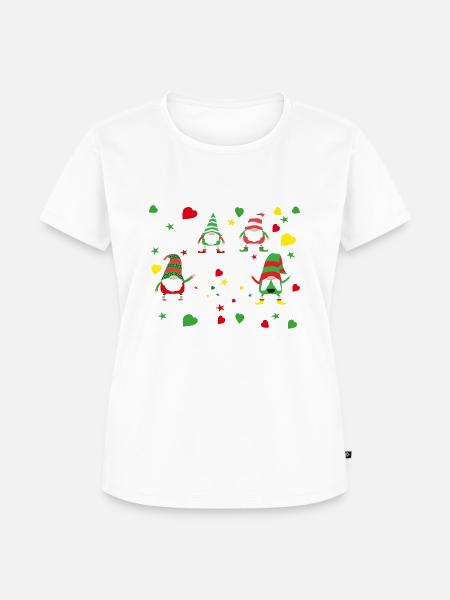 Hangin mit meinen Gnomies - Frauen Premium Bio T-Shirt - Weiß