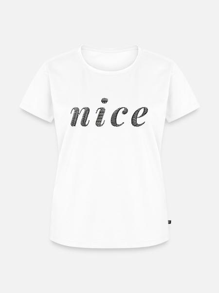 Nice - Frauen Premium Bio T-Shirt - Weiß