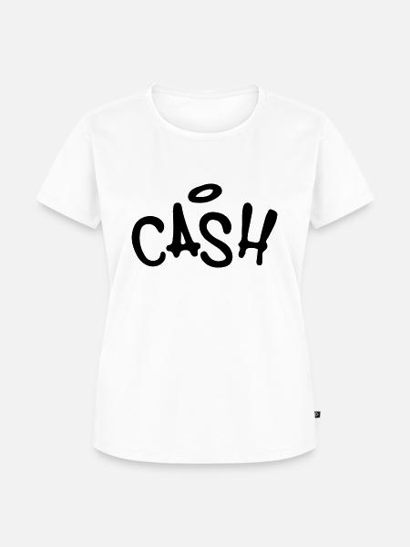 Cash - Frauen Premium Bio T-Shirt - Weiß