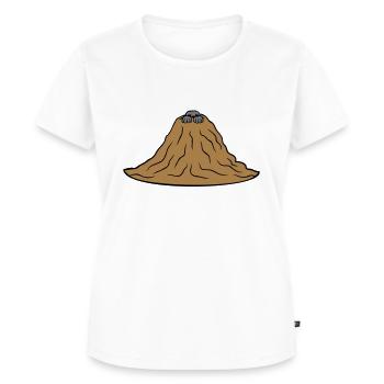 Montagne Mole Hill - T-shirt Premium bio Femme - blanc - Devant - AI Model Female 172 dark (172cm)