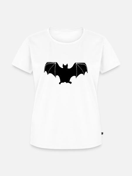 Fledermaus - Frauen Premium Bio T-Shirt - Weiß