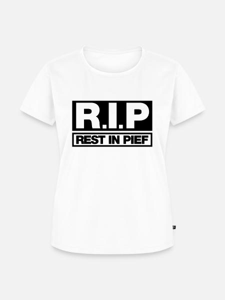 REST IN PIEF (R.I.P.) - Frauen Premium Bio T-Shirt - Weiß