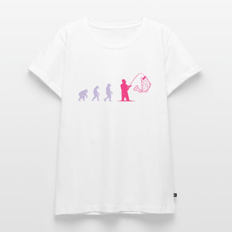 Evolution Pêche T-shirt Premium bio Femme