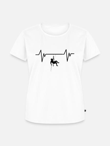 climbing - Frauen Premium Bio T-Shirt - Weiß