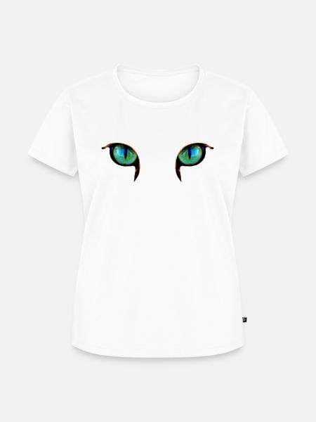 Blick - Frauen Premium Bio T-Shirt - Weiß