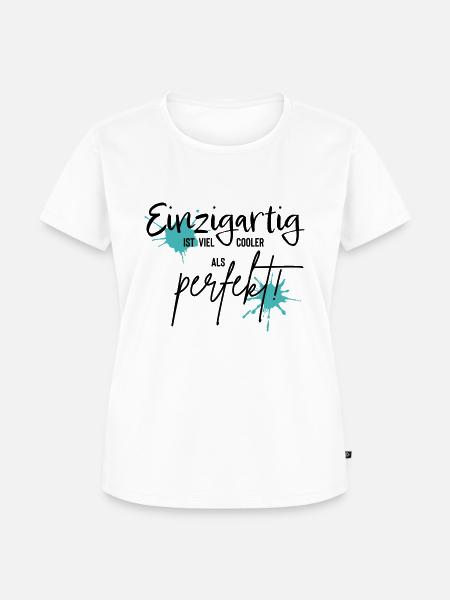 einzigartig - Frauen Premium Bio T-Shirt - Weiß