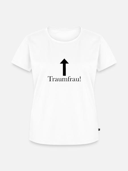 Traumfrau! - Frauen Premium Bio T-Shirt - Weiß
